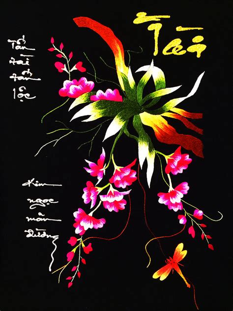 Vietnamese Calligraphy Painting by Tuan Ngo Minh