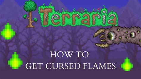 How to get Cursed Flames in Terraria! - YouTube