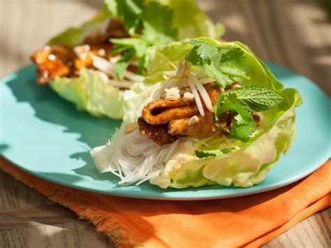 Asian Pork Lettuce Cups Recipe | Katie Lee Biegel | Food Network