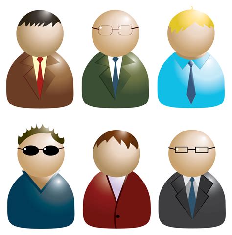 Business people icon 2 - Vector download
