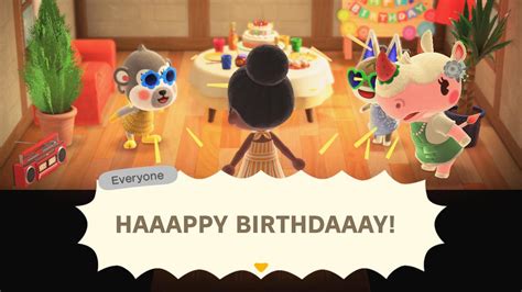 My first animal crossing birthday! 🥳 : r/AnimalCrossing