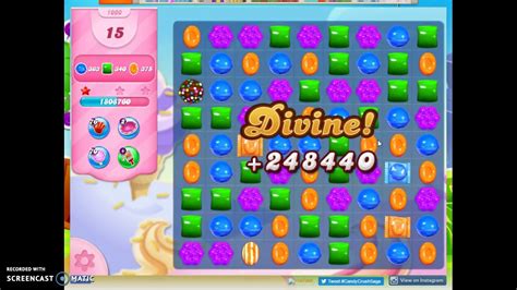 Candy Crush Level 1000 Audio Talkthrough, 2 Stars 0 Boosters - YouTube