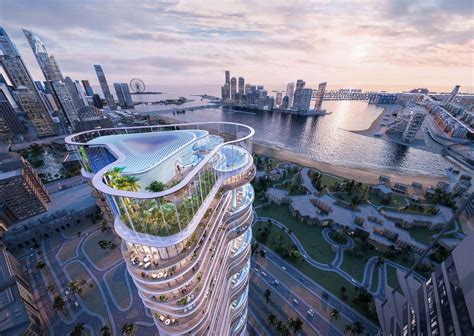 Forget private swimming pools; this ultra-luxury Dubai skyscraper will have oasis-inspired ...