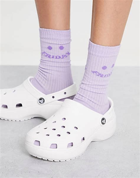 Crocs Classic Platform Clogs, White | ubicaciondepersonas.cdmx.gob.mx