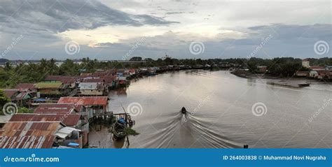 The Mouth of the Martapura River Editorial Stock Photo - Image of boating, located: 264003838