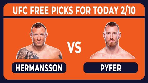 Jack Hermansson vs Joe Pyfer 2/10/2024 FREE UFC FIGHT NIGHT 236 Betting ...