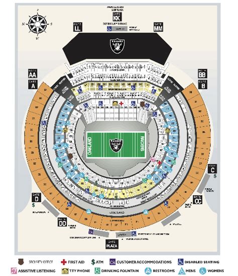 Seating Charts | Oakland Arena and RingCentral Coliseum