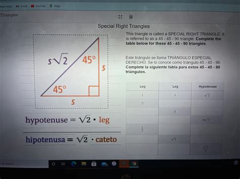 Answered: Special Right Triangles This triangle… | bartleby