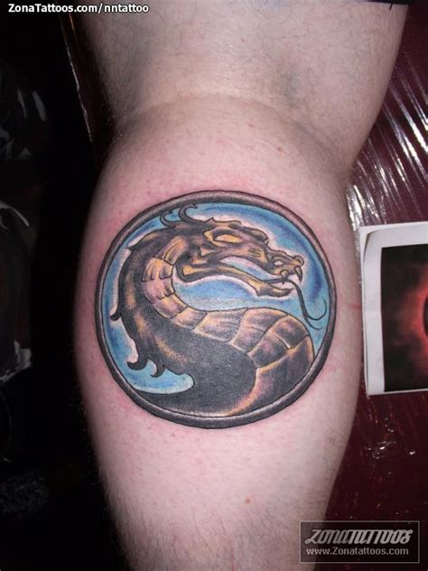 Mortal Kombat Logo Tattoo