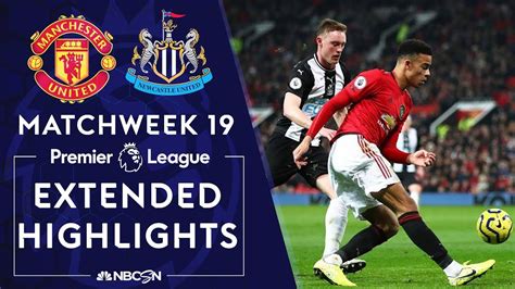 Manchester United v. Newcastle | PREMIER LEAGUE HIGHLIGHTS | 12/26/19 ...