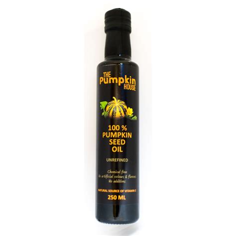 100% Pumpkin Seed Oil 250 ml - The Pumpkin House