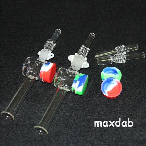 2021 10mm 14mm Quartz Dab Straw Tips For Glass Nectar Collector Kits Quartz Banger Nail For ...