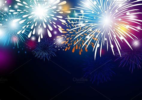 Colorful fireworks background design | Fireworks background, Background design, Background ...