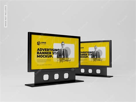 Premium PSD | Advertising banner mockup