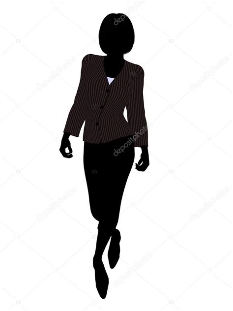 Female Office Illustration Silhouette Stock Photo by ©kathygold 2687291