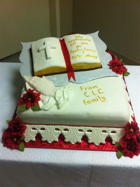 Pastor appreciation cake with bible and praying hands | Cakes: Pastor Appreciation | Pinterest ...