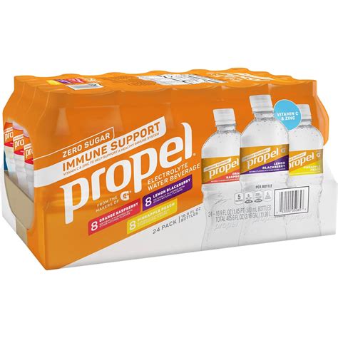 Propel Immune Support Zero Sugar Variety Pack, 16.9 Fluid Ounce (24 Pack) - Walmart.com