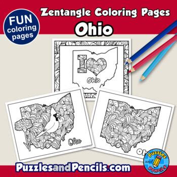 Ohio State Seal Coloring Pages