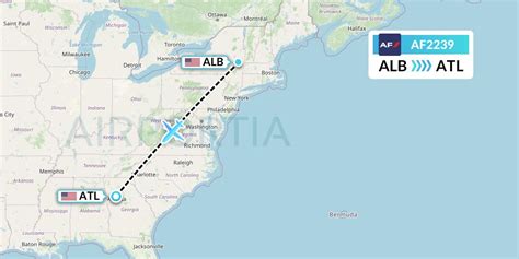 AF2239 Flight Status Air France: Albany to Atlanta (AFR2239)