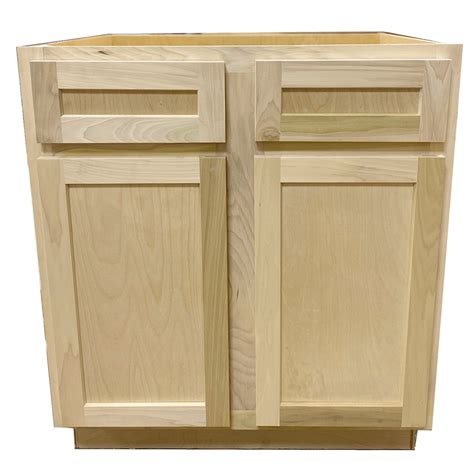 Kitchen Base Cabinet | Unfinished Poplar | Shaker Style | 36" in 2020 | Base cabinets, Kitchen ...