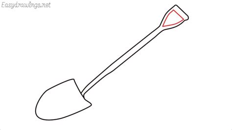 How To Draw A Shovel Step by Step - [6 Easy Phase]