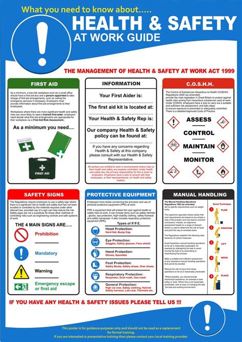 Food Hygiene Poster - Posters - Workplace | UK Safety Store | Health and safety poster, Work ...