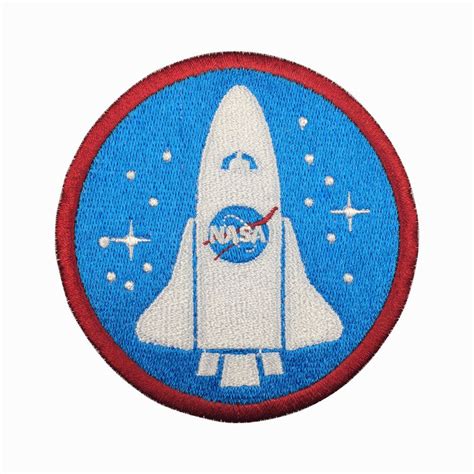 NASA Patch Space Center Uniform Clothing Polo Jacket Shirt Embroidered ...