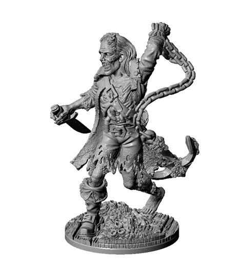 Dread Pirate STL | Dark Sword Miniatures