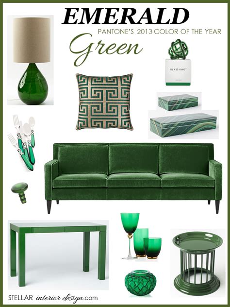 EMERALD Green Home Decor - Stellar Interior Design