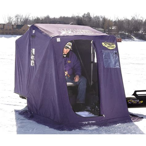 Otter® Pro Small Cottage - 131795, Ice Fishing Shelters & Sleds at ...