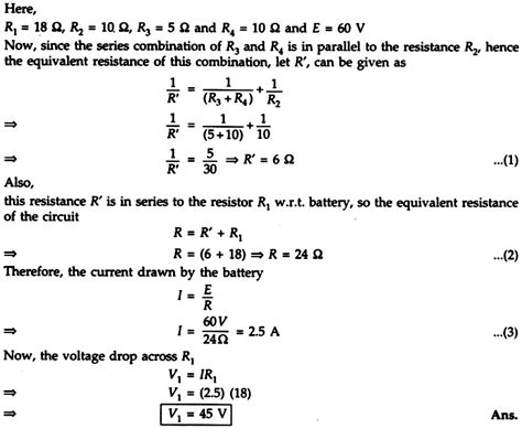 How To Calculate The Voltage Drop Across A Series Circuit - Circuit Diagram