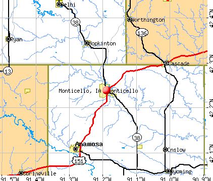 Monticello, Iowa (IA 52310) profile: population, maps, real estate ...