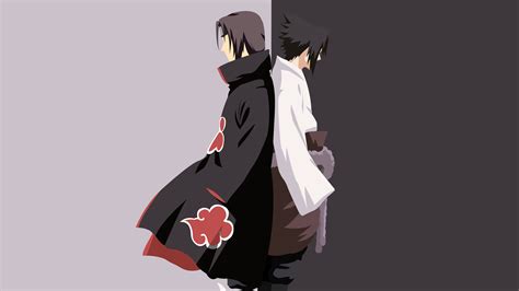 Download Minimalist Sasuke Uchiha Itachi Uchiha Anime Naruto 8k Ultra ...