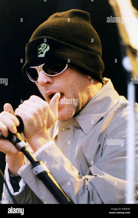 Michael Stipe pop singer group REM on stage 1995 Stock Photo - Alamy