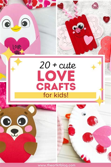 love-crafts-for-kids-to-make - The Art Kit