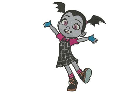 Vampirina Bat Girl Digital Machine Embroidery Design - Etsy