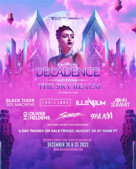 Initial Lineup Revealed for Decadence Arizona 2023 | EDM Identity