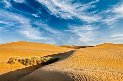 Premium Photo | Sand dunes in desert