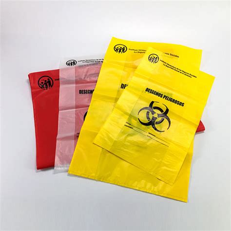 Heavy Duty Hospital Waste Bags , Biohazard Medical Waste Bags