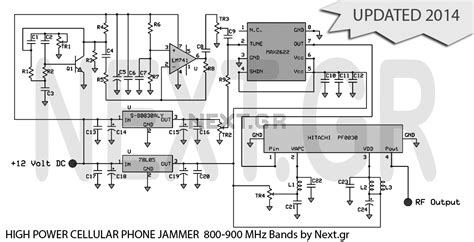 Mobile Signal Jammer Circuit