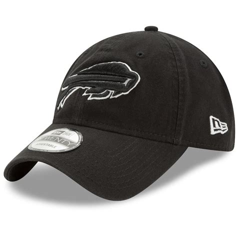 New Era Buffalo Bills Black Core Classic Twill 9TWENTY Adjustable Hat