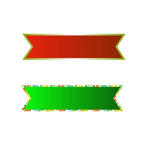 Green Ribbon Banner Png Generative Ai 26790549 PNG