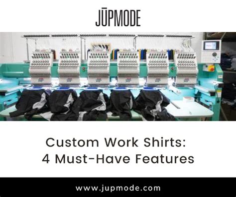 Custom Work Shirts: 4 Must-Have Features – Jupmode