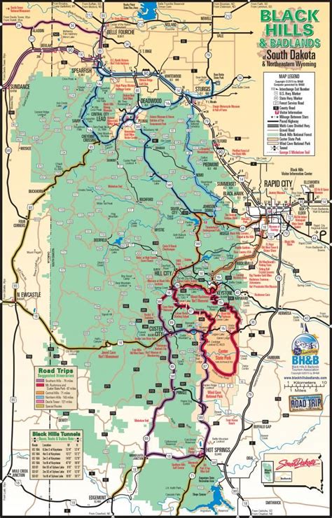 Black Hills South Dakota Map - Map Of Staten