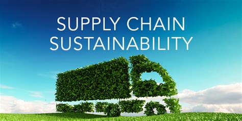 Supply Chain Sustainability