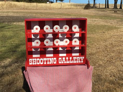 Deluxe Shooting Gallery Carnival Game With Hinged Targets and - Etsy