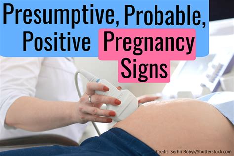 Presumptive, Probable, Positive Pregnancy Signs Quiz