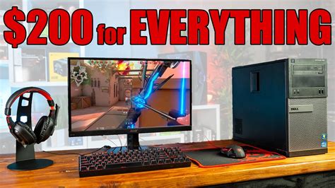 $200 Full PC Gaming Setup and How to Upgrade It Over Time! - YouTube