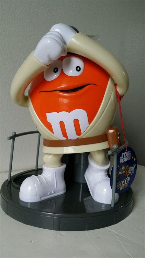 Star Wars Luke Skywalker Orange M M Candy M M Dispenser Plastic Large 11" | eBay | M m candy ...