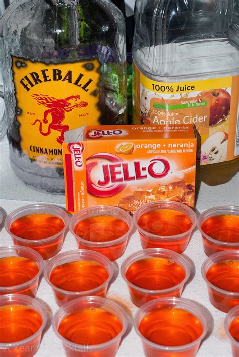 Halloween Jello Shots - A Year of Cocktails